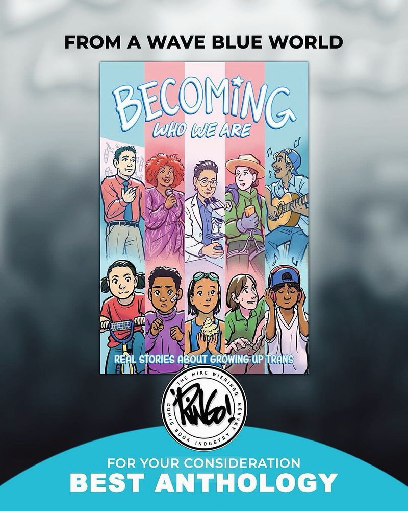 Cover image for “Becoming Who We Are” for consideration for Best Anthology 
