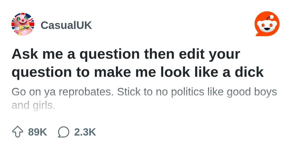 Explore this post and more from the CasualUK community