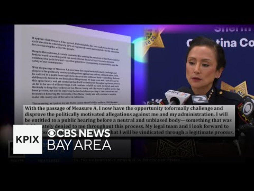 San Mateo County Sheriff Christina Corpus vows to not resign after special election