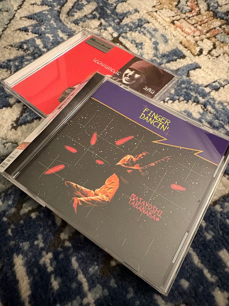 Technodelic by YMO and Finger Dancin’ by Masayoshi Takanaka