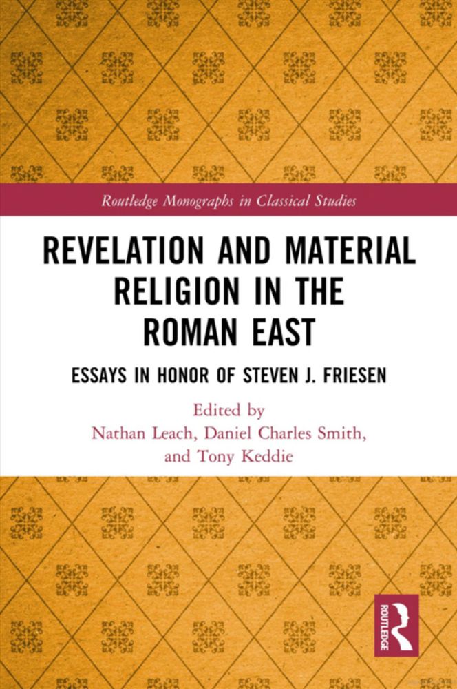 Book cover of Revelation and Material Religion in the Roman East