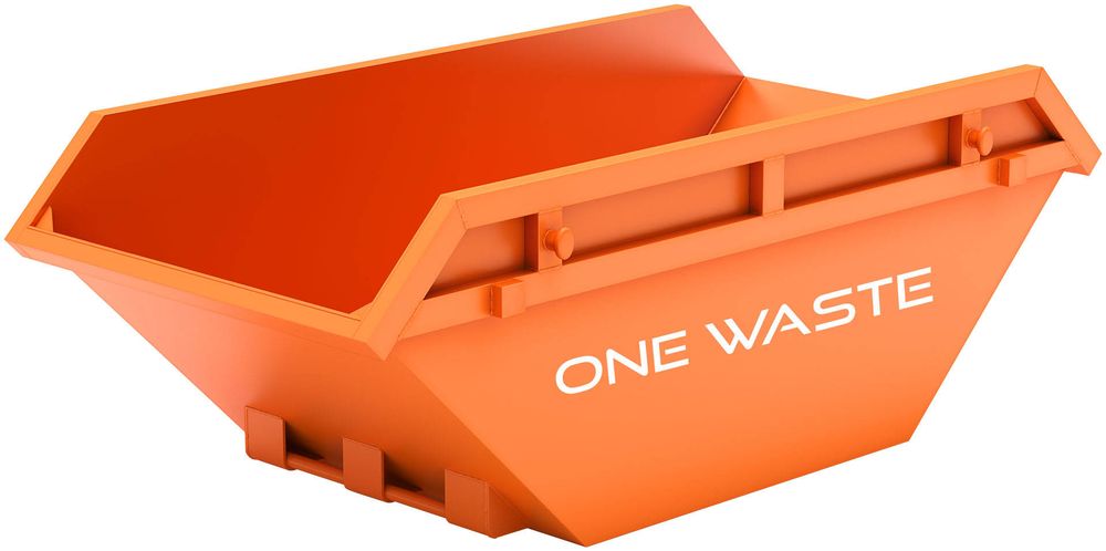 An orange skip. 