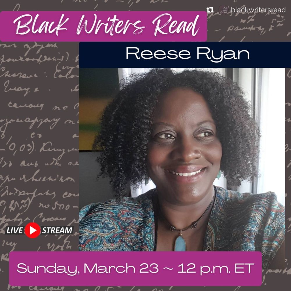 Photo of author Reese Ryan and show date and time: Sunday, March 23rd at  12 PM ET