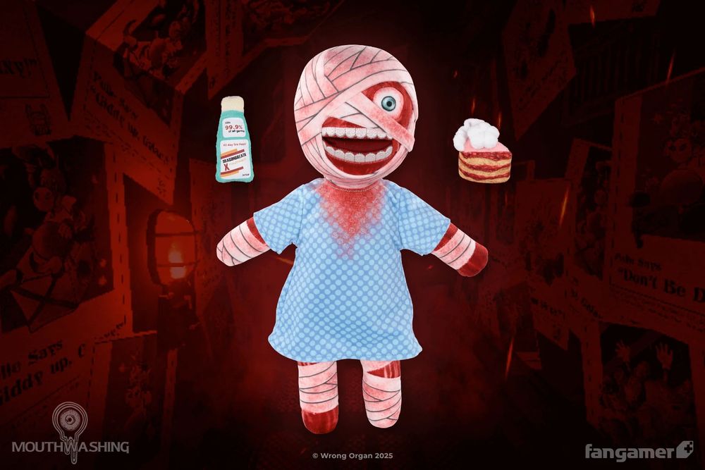 mouthwashing curly fangamer plush