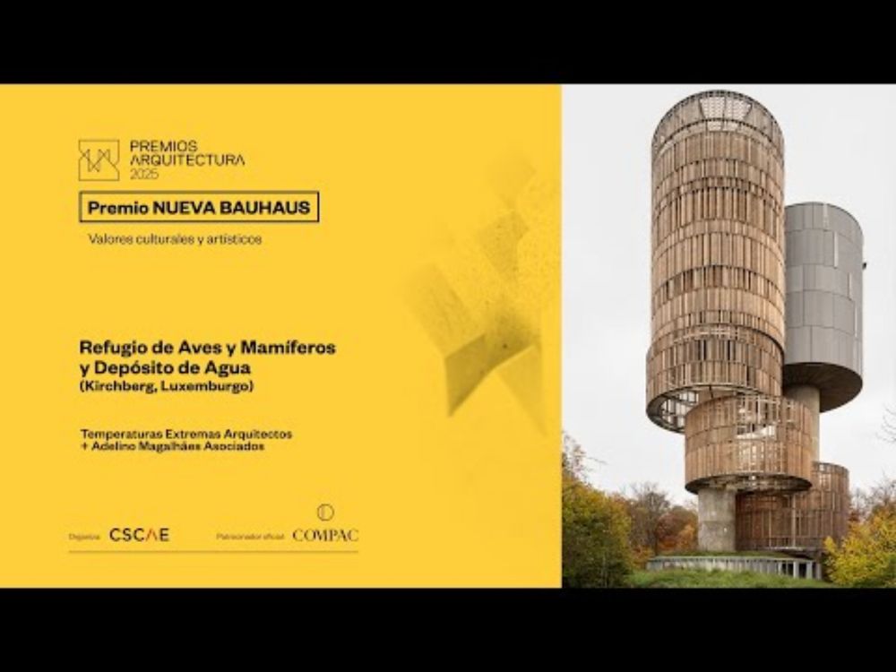 Premio Nueva Bauhaus: Refugio de aves y mamíferos y Depósito de agua, en Kirchberg