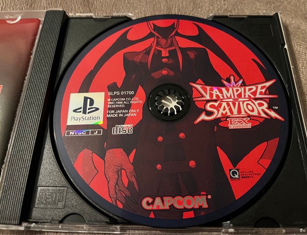 Disc art for Vampire Savior Darkstalkers 3 on PS1