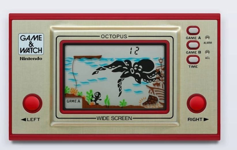Nitendo Game & Watch Octopus