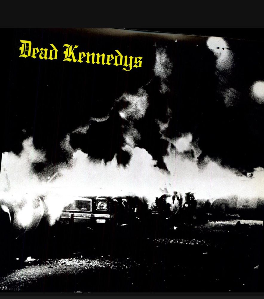 Cover image of Fresh Fruit for Rotting Vegetables, by the Dead Kennedys. Check out “California Über Alles” and “Kill the Poor.” Also, “Soup is Good Food,” but that’s on a different album. :)
