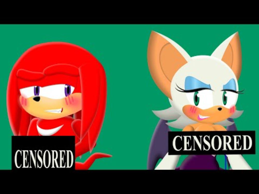 Knuckles & Rouge (Knuxouge) -  Sonic Shorts - Feel The Love 2 (Animation)