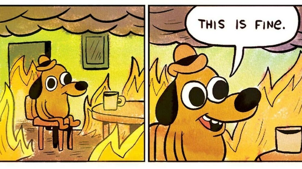 This is Fine meme