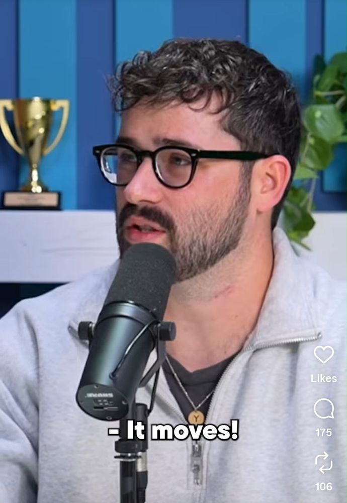 Joe Santagato wearing glasses