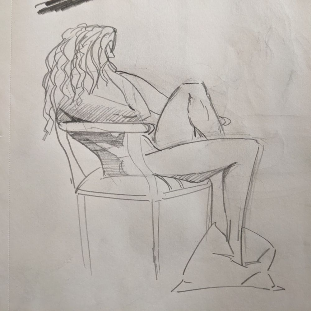 ~10 min pose | sitting on chair