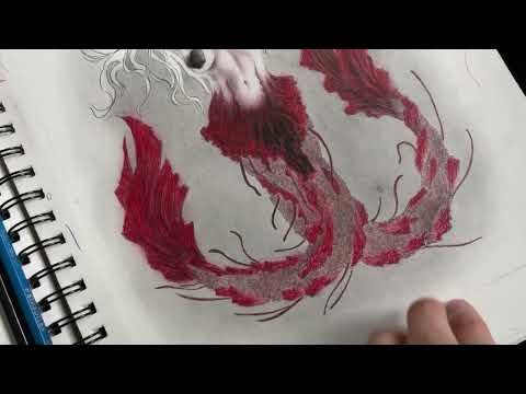 drawing the mermaid: quick walk through of my work