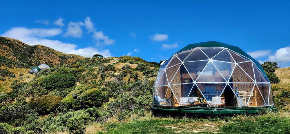 Our Escarpment Dome accommodation.