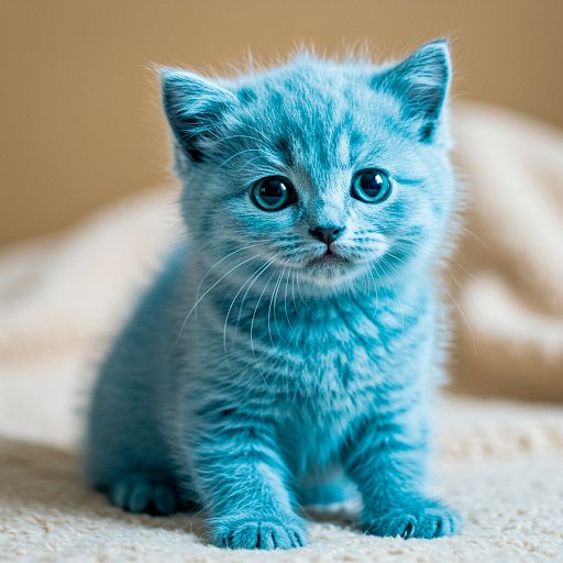 blue kitten