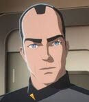 Animated picture of Garibaldi from Babylon 5, to prove he's a Jojo from Jojo's Bizarre Adventure. This is very important and normal.