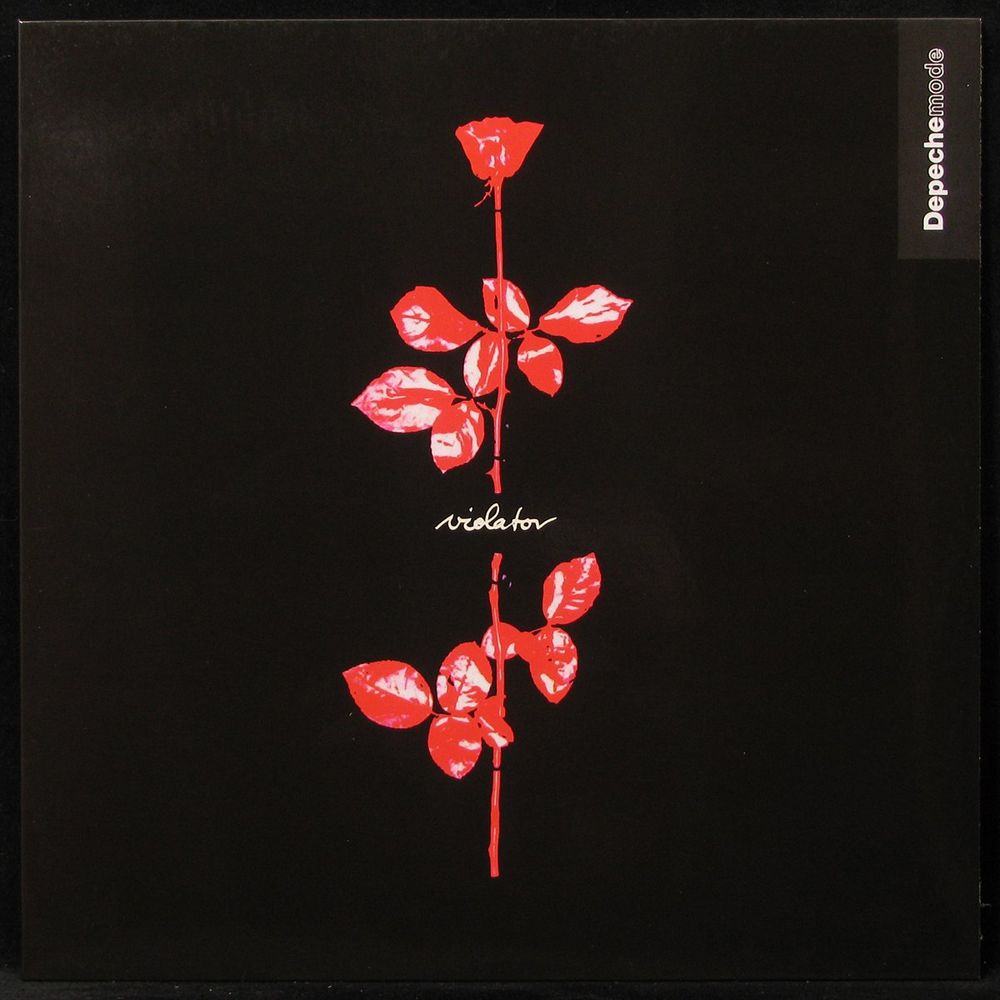 The album art for Violator by Depeche Mode.