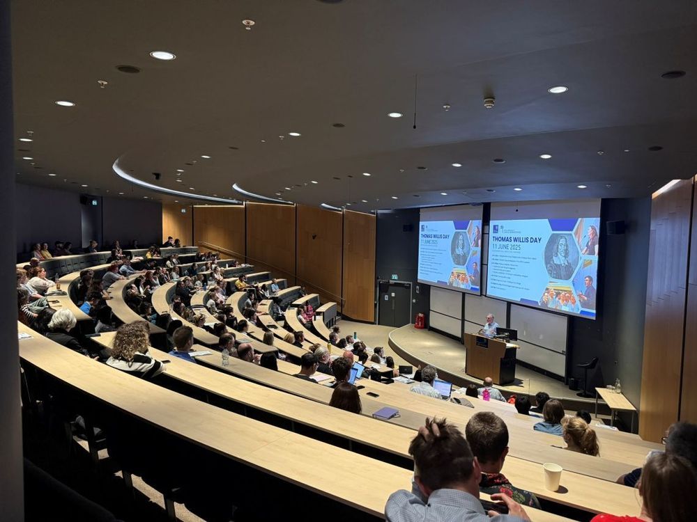 A lecture room full of people