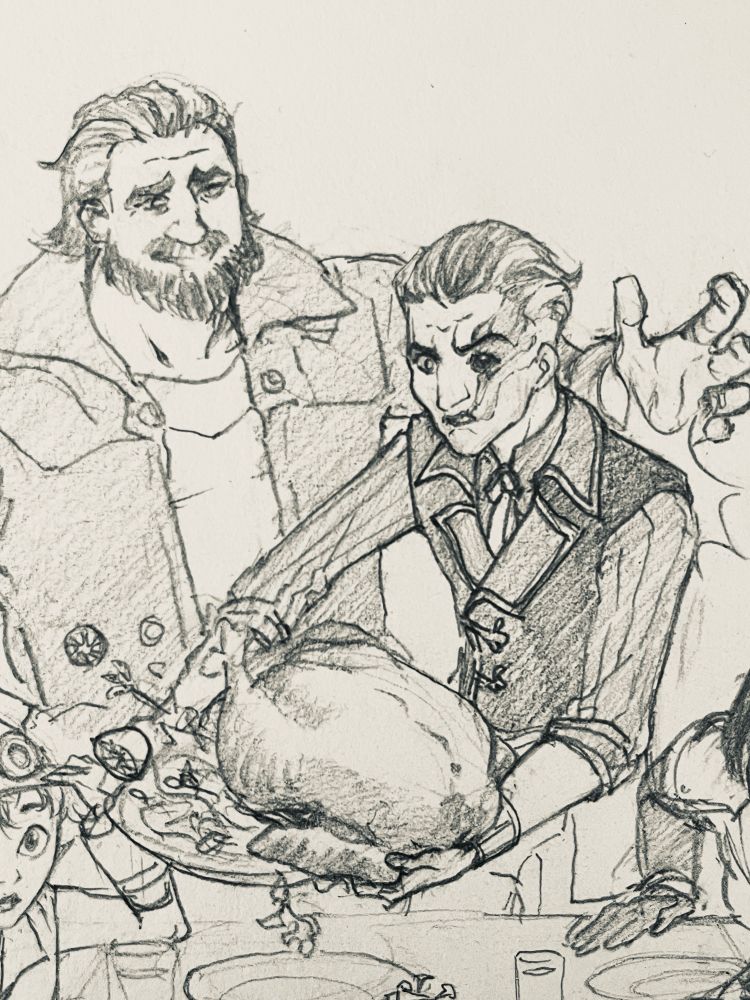 Closeup on Silco and Vander