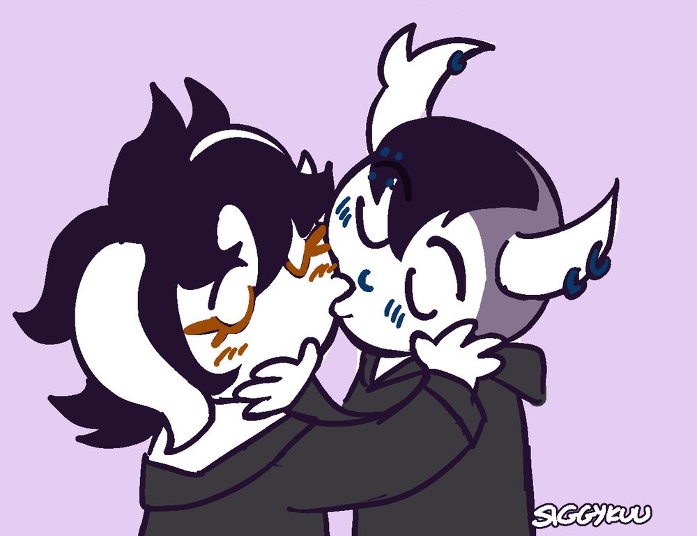 Mallek Adalov and Chixie Roixmr kissing