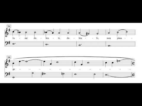 Lagrime mie (B. Strozzi) Score Animation