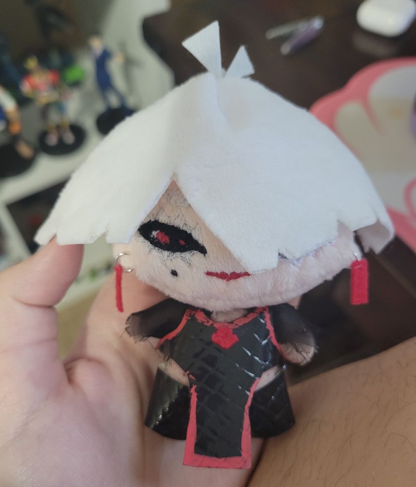 A plushie of A.K.I. 