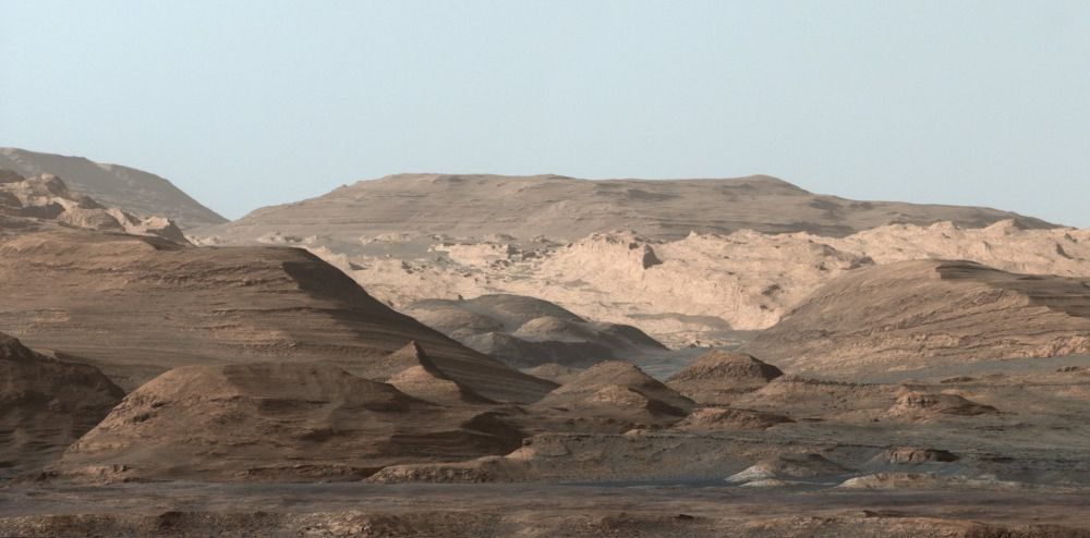 Des montagnes sur Mars