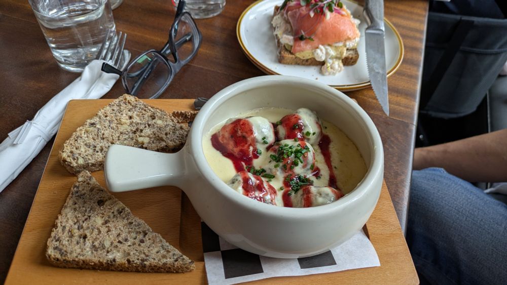 Meatballs at Broder Strand.