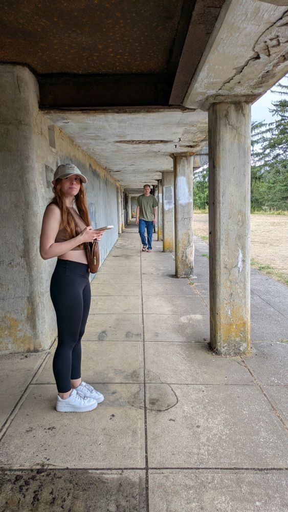 My daughter and her boyfriend at Battery Russell.