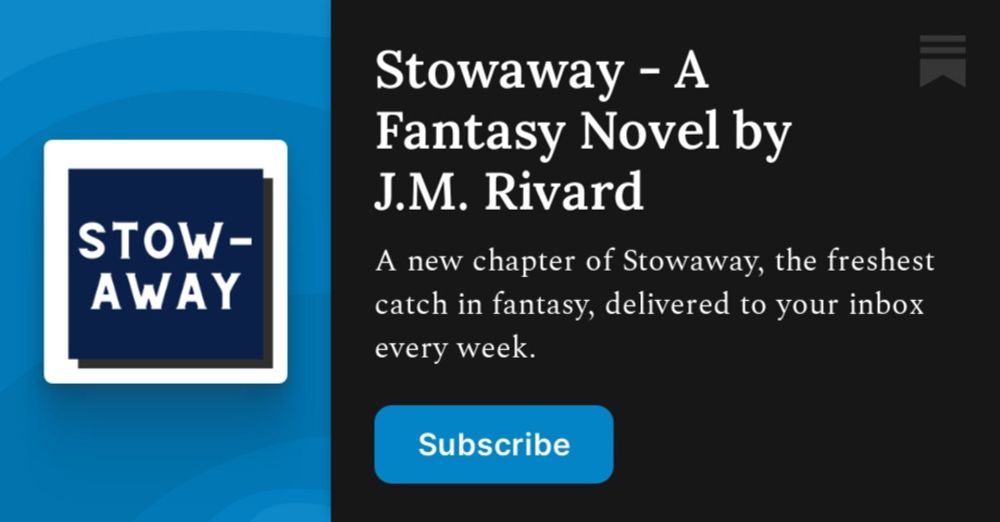 Stowaway - A Fantasy Novel by J.M. Rivard | Substack