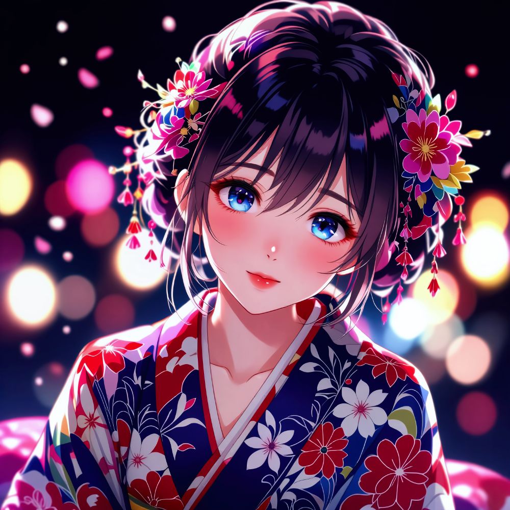 Anime Kimono Girl