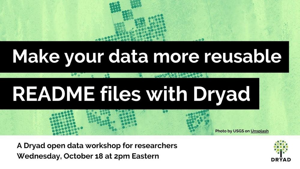 Make your data more usable: README Files with Dryad