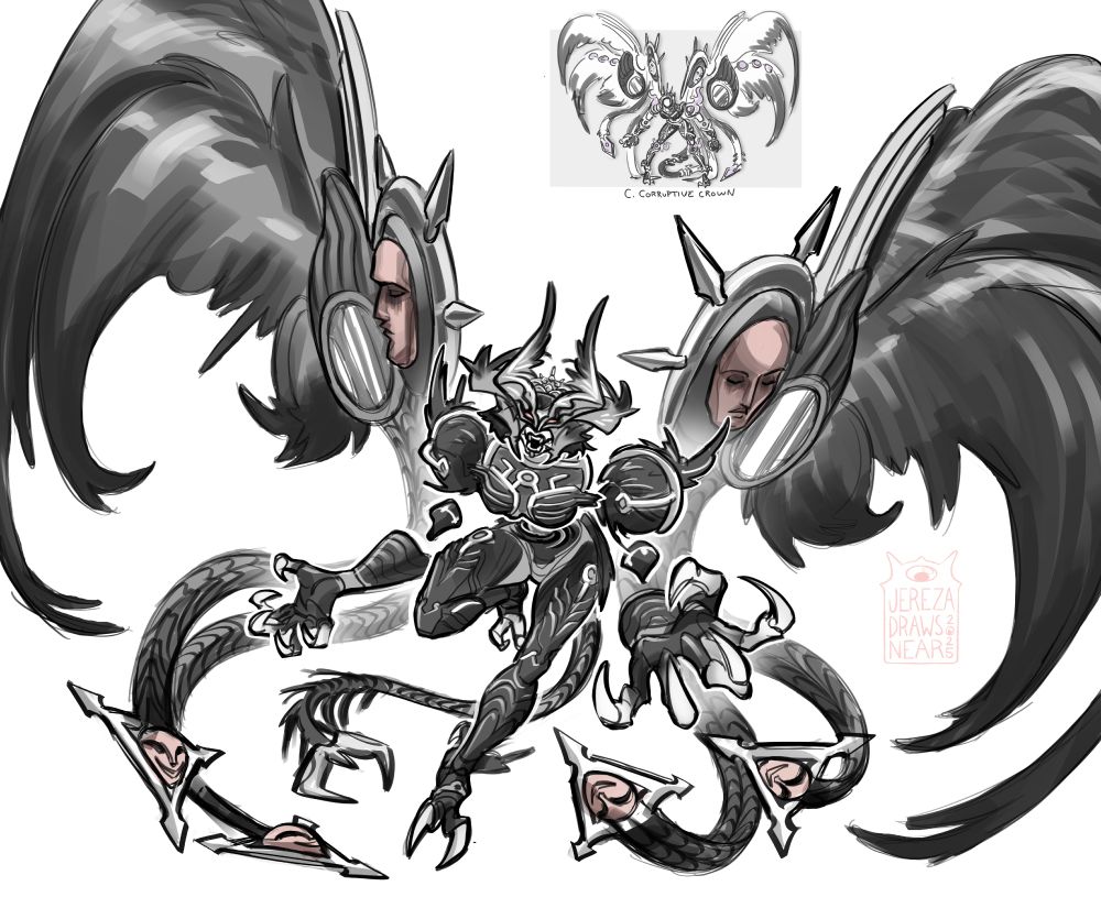 Demonic Character Design Art Commission