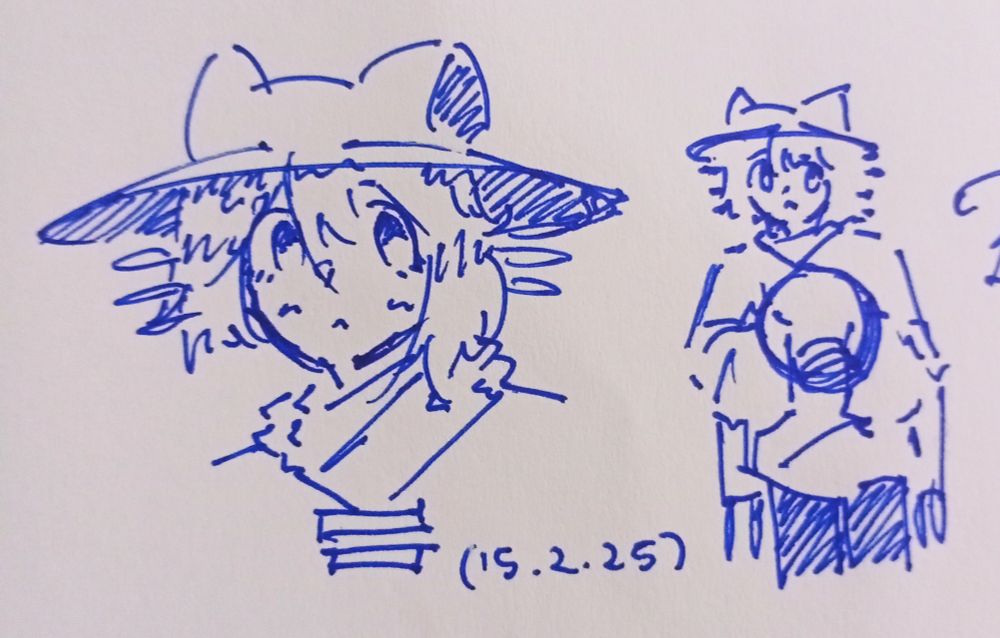 Niko OneShot sketch I made in a cafeteria 