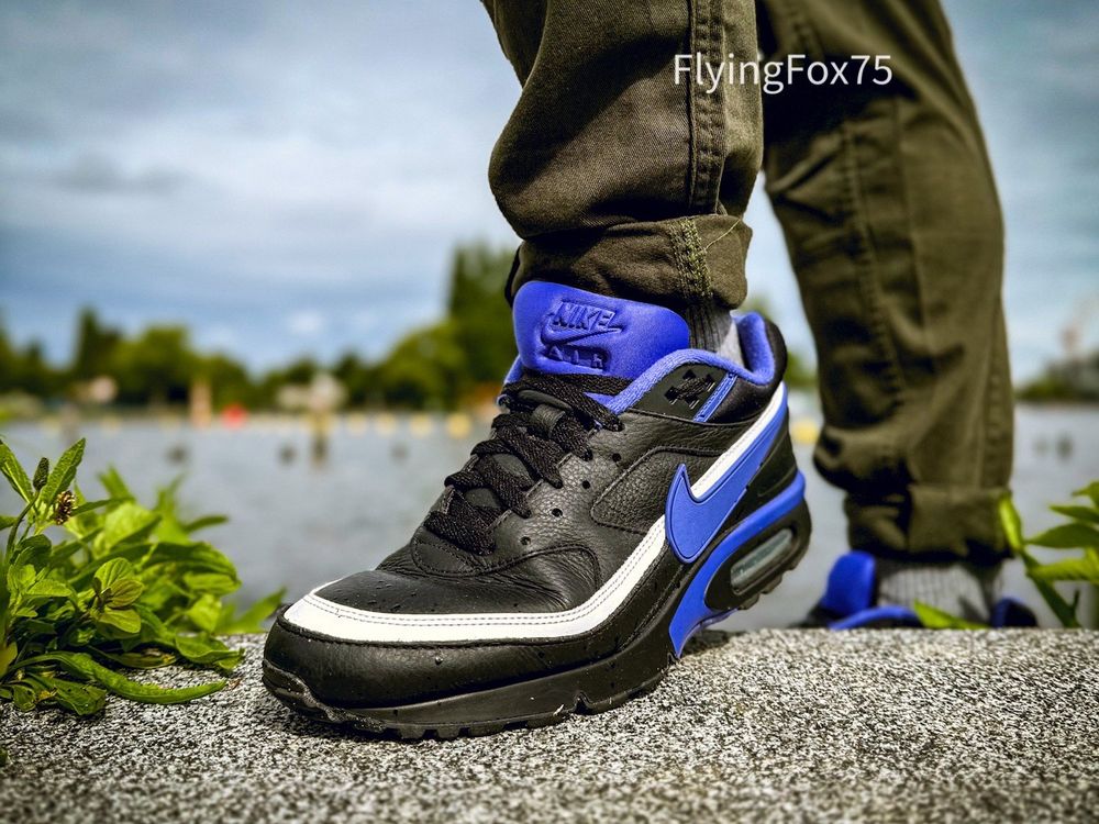 Air Max BW en cuir noir