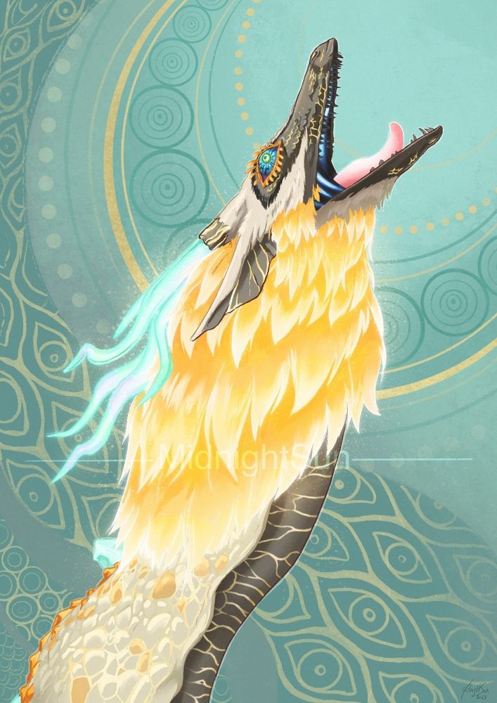 The Light Dragon from The Legend of Zelda Tears of the Kingdom.