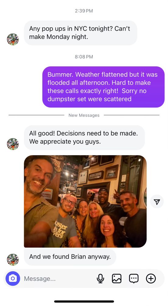 Guster’s DMs are full of joy