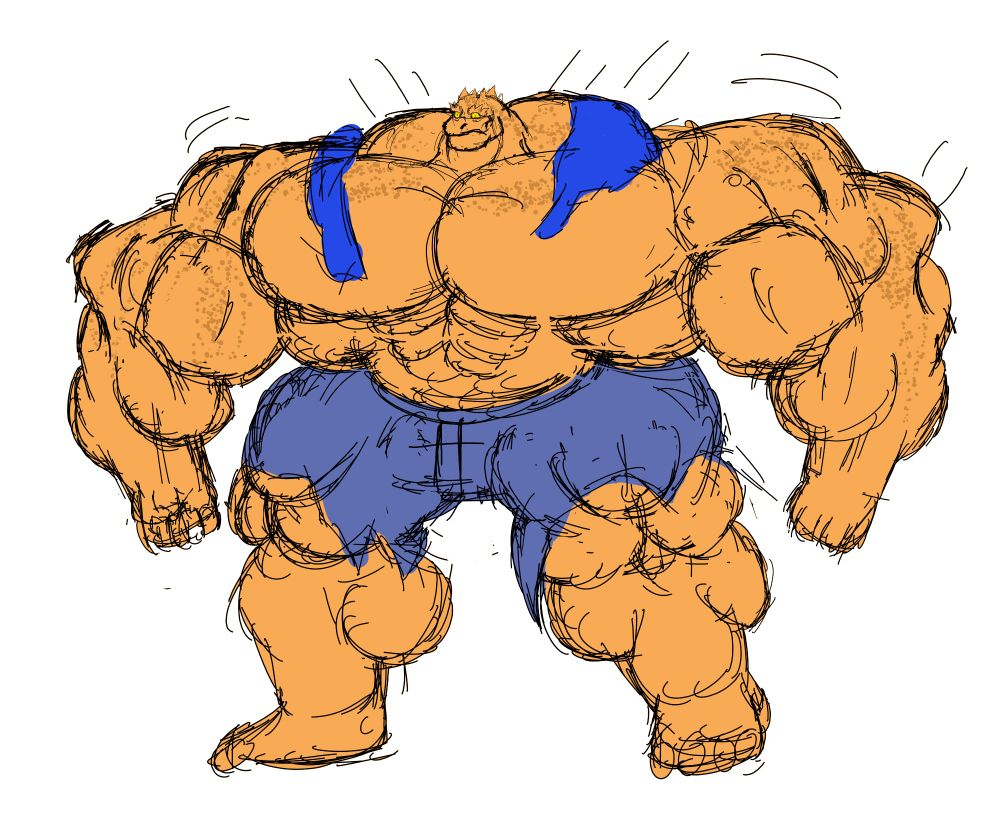 Beeg lizard gets a beeg growth spurt!