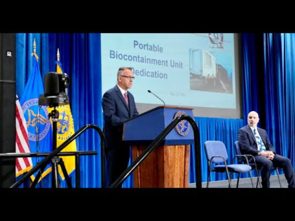 HHS Celebrates the Arrival of the Nation's First Portable Biocontainment Unit