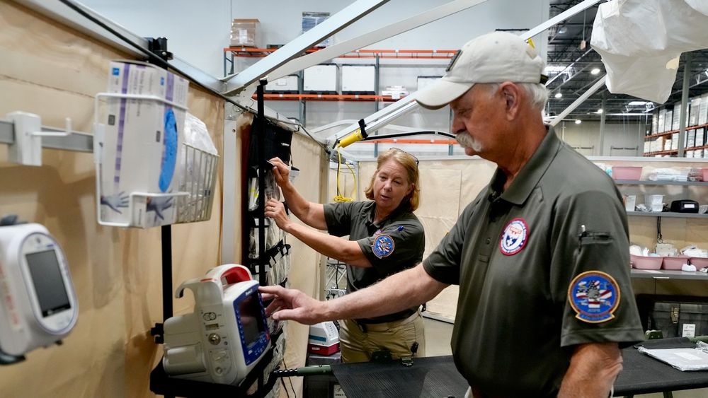 HHS Administration for Strategic Preparedness and Response (ASPR) prepares for hurricane exercise in advance of hurricane season. 
