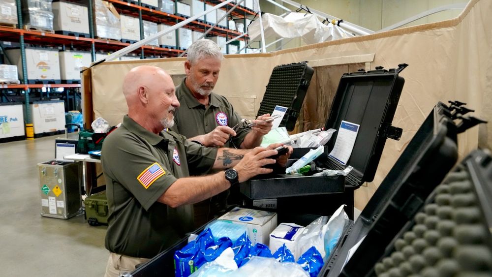 HHS Administration for Strategic Preparedness and Response (ASPR) prepares for hurricane exercise in advance of hurricane season. 