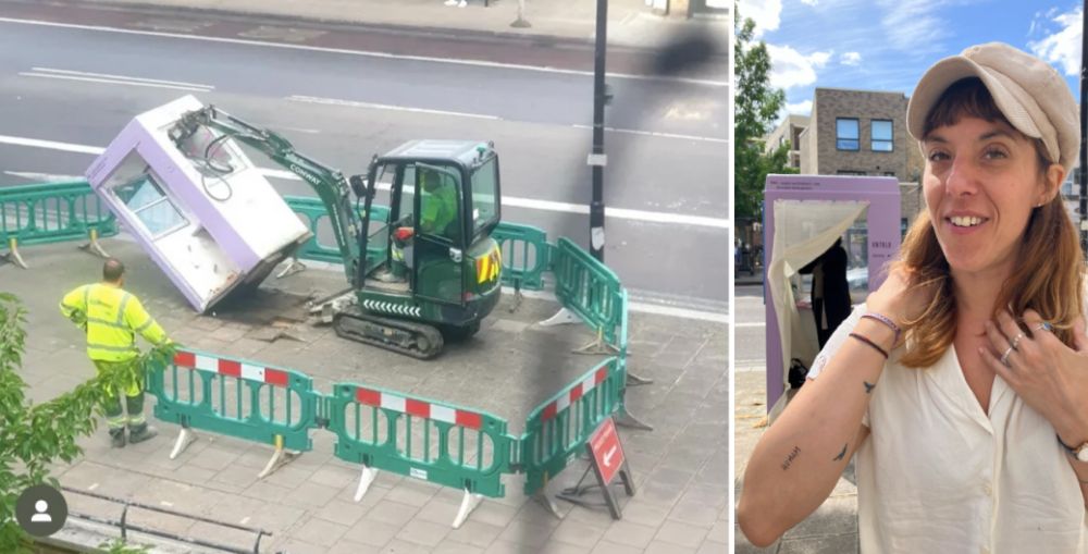 Camberwell ‘heartbroken’ as council destroys mini art gallery in war on ‘anti-social behaviour’