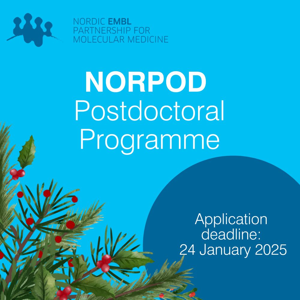 NORPOD Postdoctoral Researcher Programme by Nordic EMBL Partnership