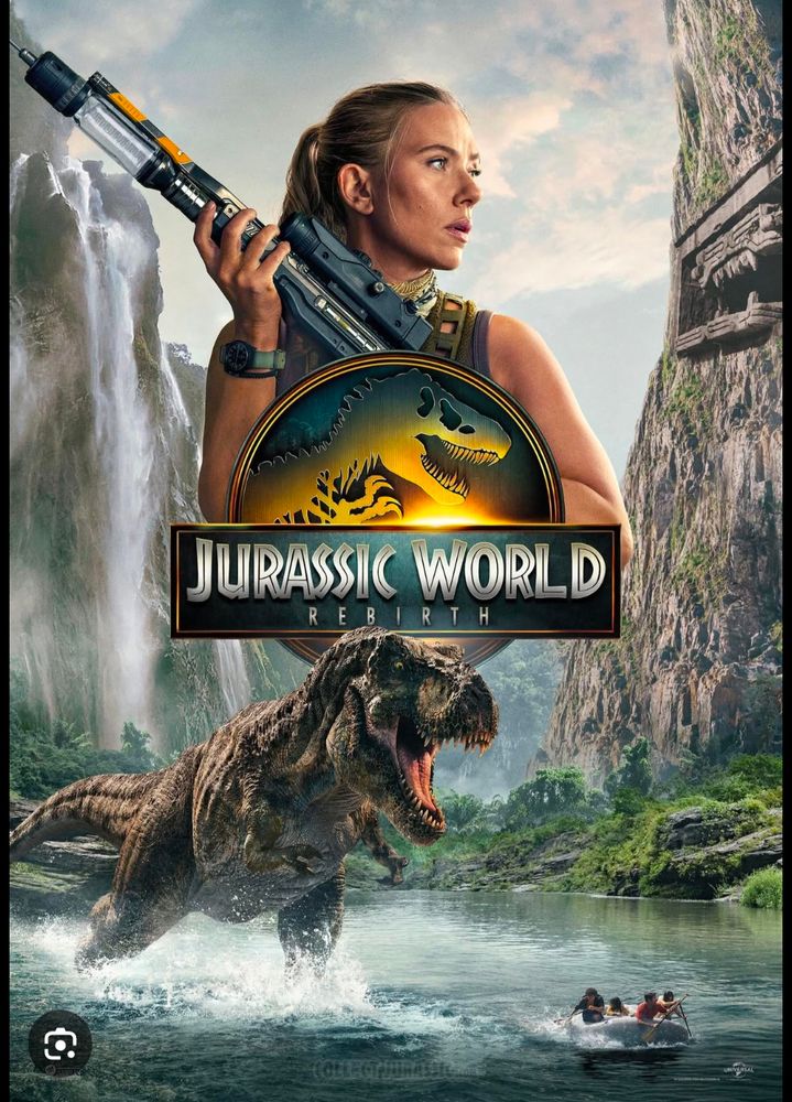 Poster for the movie "Jurrasic World: Rebirth" (2025) should probably have been called "Jurrasic World: Afterbirth" 