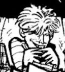 Jerry from The Eltingville Club snickering about something