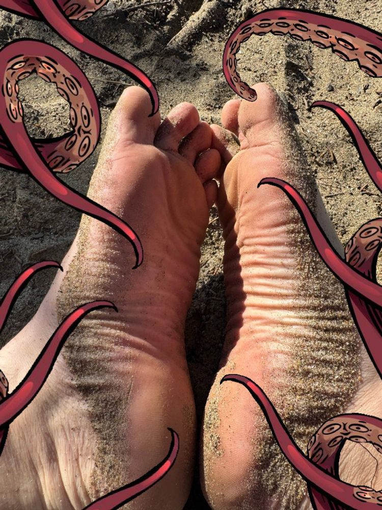 tentacles exploring every wrinkle