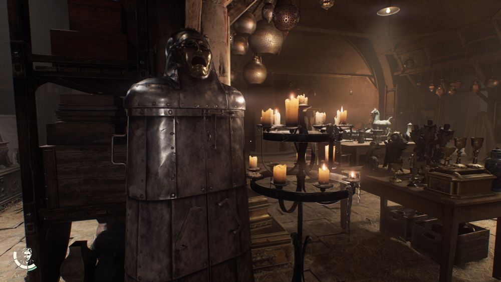 An iron maiden. *plays air guitar*