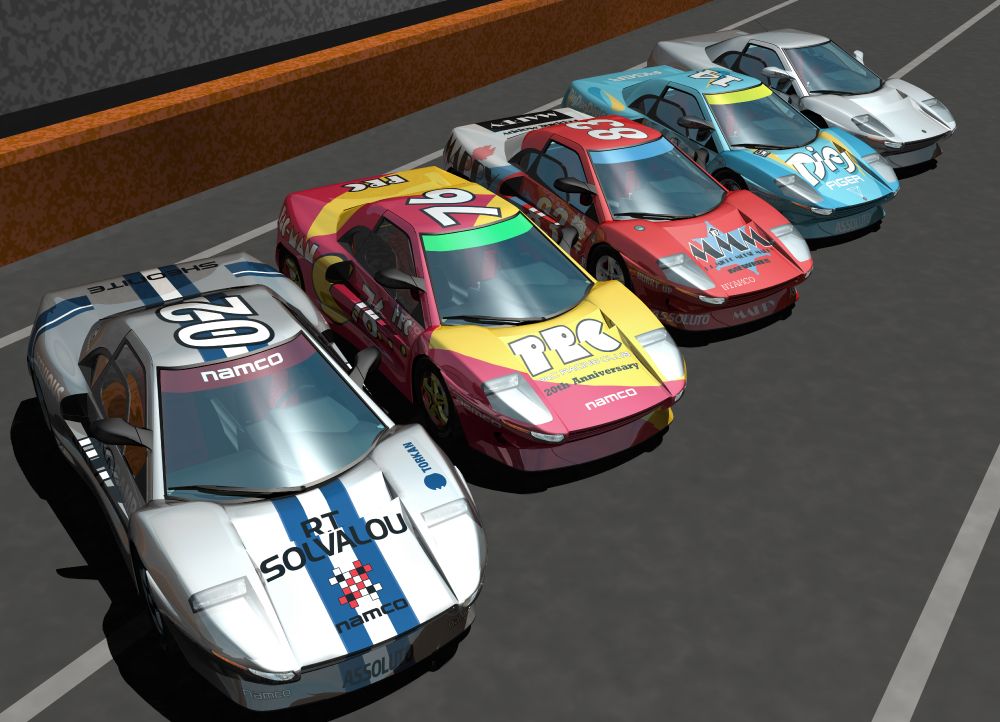 A render of a row of cars.
