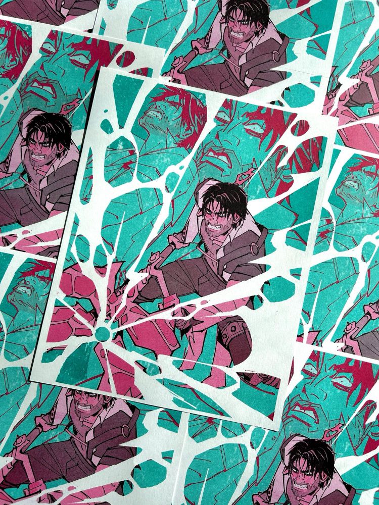Jayce from Arcane Riso print