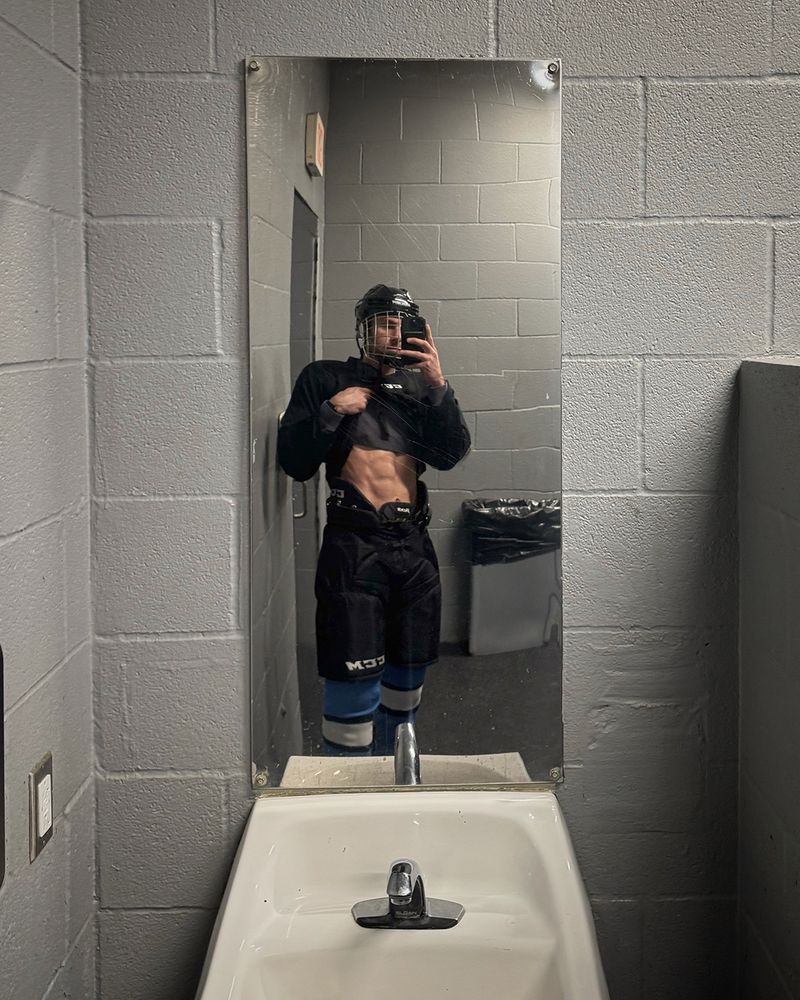 puck bunny looking to get slapped around on the ice 🏒
